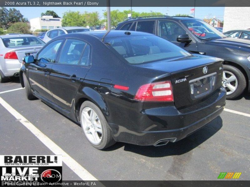 Nighthawk Black Pearl / Ebony 2008 Acura TL 3.2