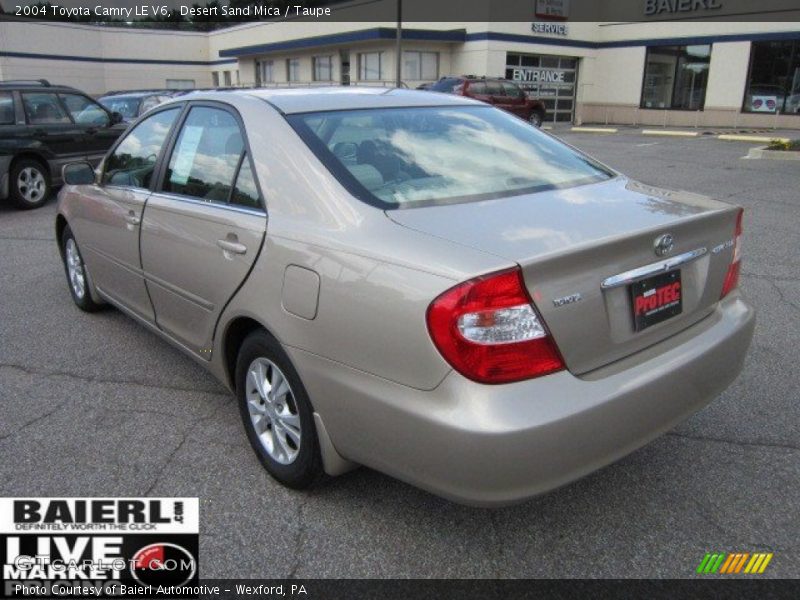 Desert Sand Mica / Taupe 2004 Toyota Camry LE V6