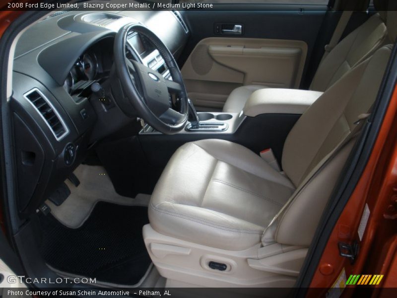 Blazing Copper Metallic / Medium Light Stone 2008 Ford Edge Limited
