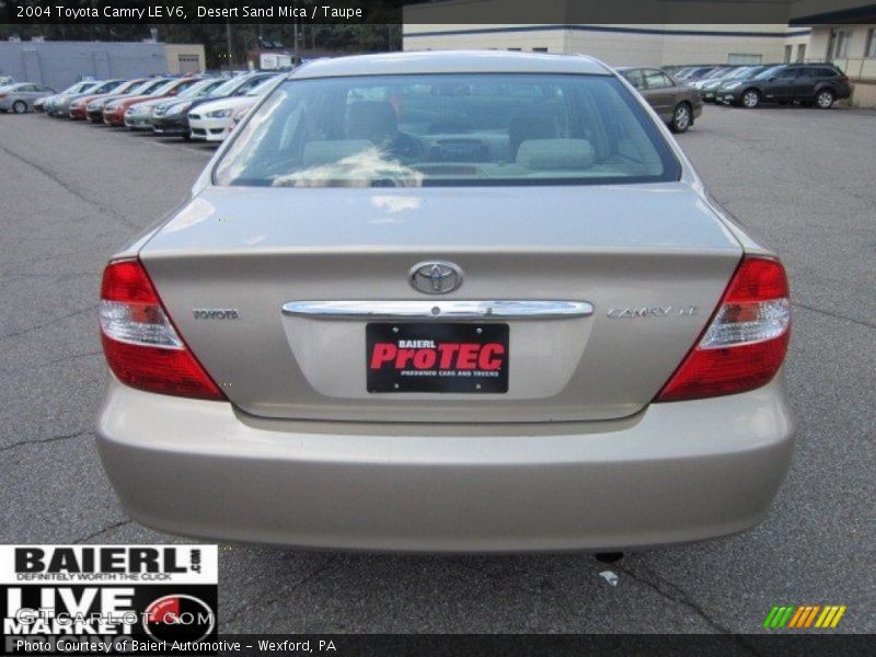 Desert Sand Mica / Taupe 2004 Toyota Camry LE V6