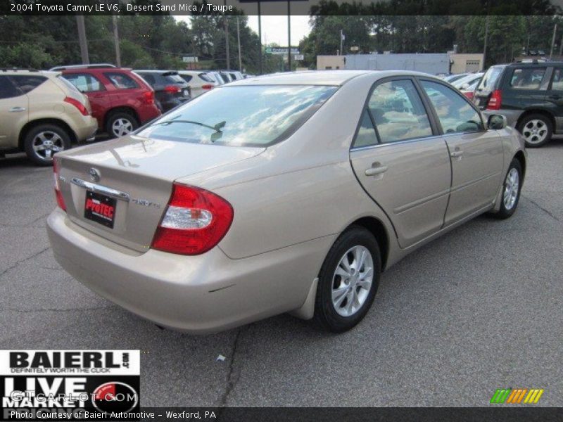 Desert Sand Mica / Taupe 2004 Toyota Camry LE V6