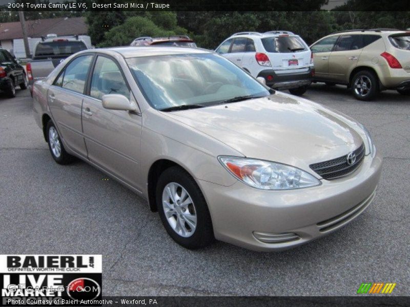 Desert Sand Mica / Taupe 2004 Toyota Camry LE V6