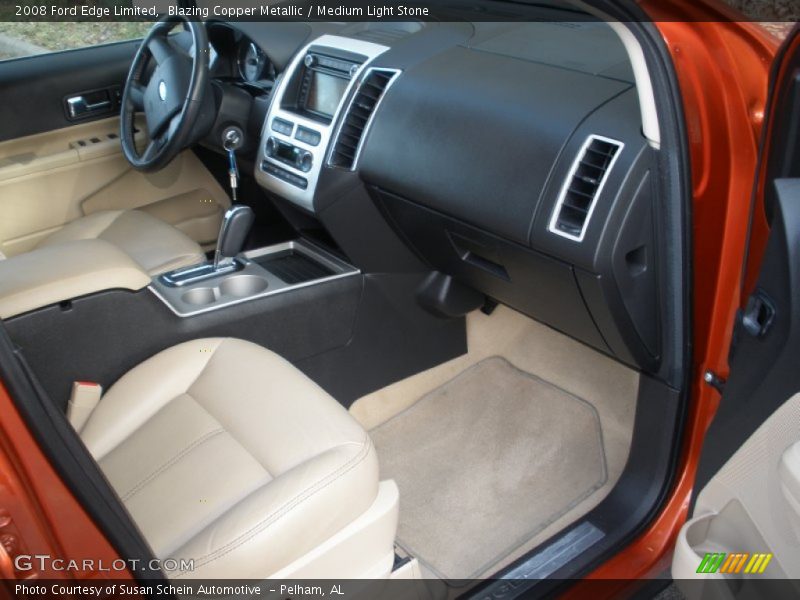 Blazing Copper Metallic / Medium Light Stone 2008 Ford Edge Limited