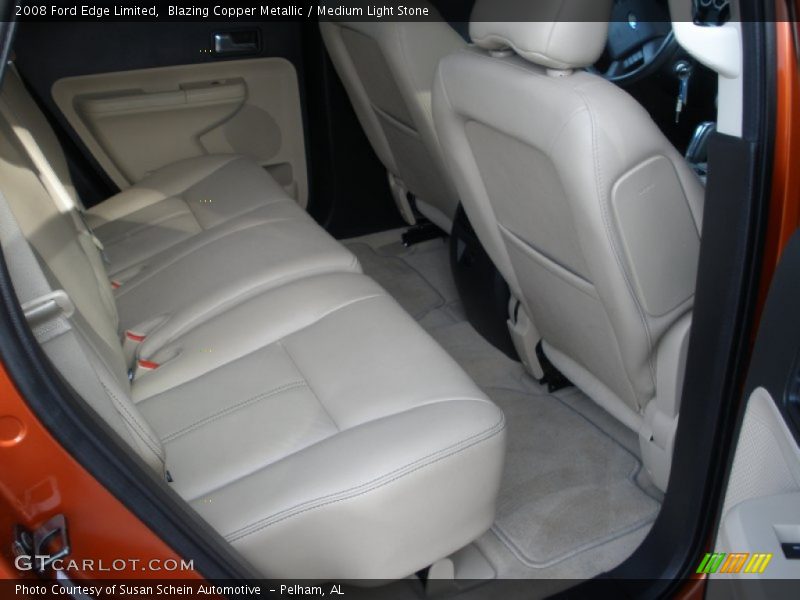 Blazing Copper Metallic / Medium Light Stone 2008 Ford Edge Limited