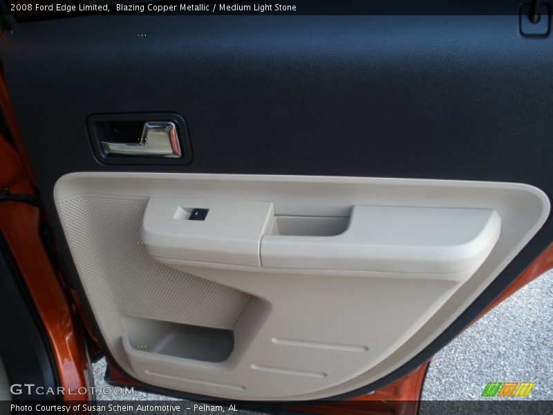 Blazing Copper Metallic / Medium Light Stone 2008 Ford Edge Limited