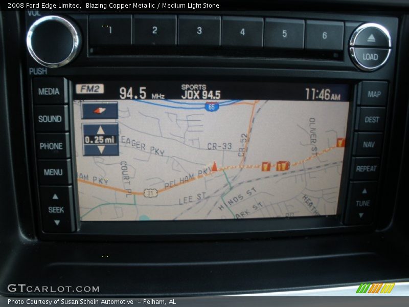 Blazing Copper Metallic / Medium Light Stone 2008 Ford Edge Limited