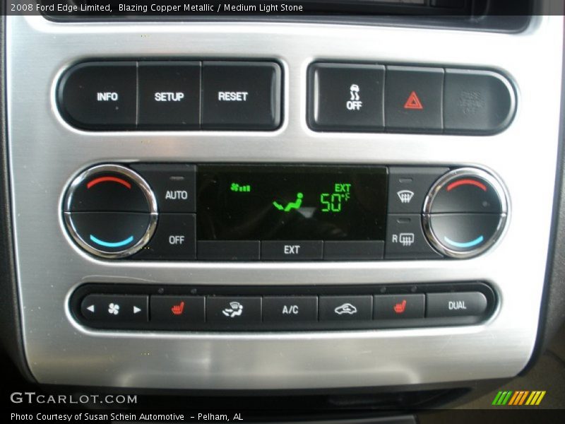 Blazing Copper Metallic / Medium Light Stone 2008 Ford Edge Limited