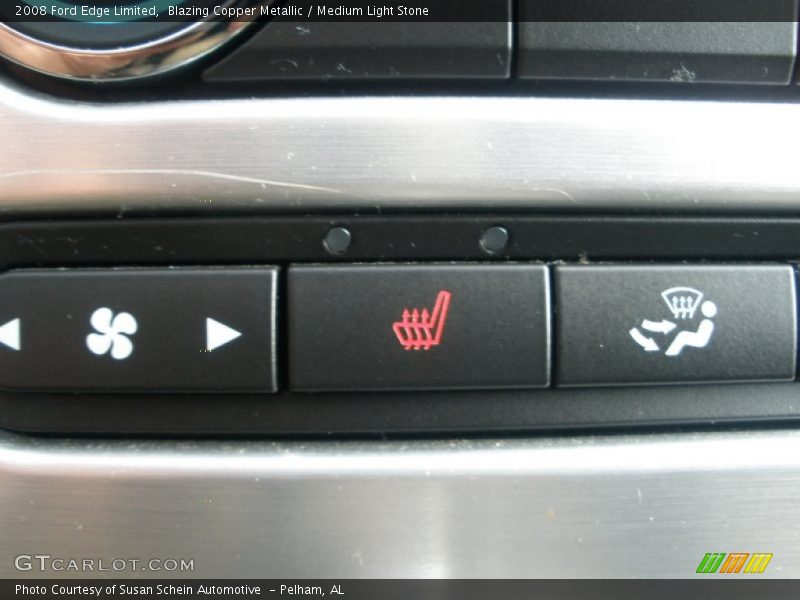 Blazing Copper Metallic / Medium Light Stone 2008 Ford Edge Limited