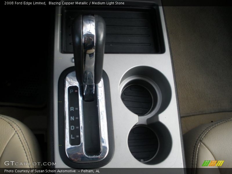 Blazing Copper Metallic / Medium Light Stone 2008 Ford Edge Limited