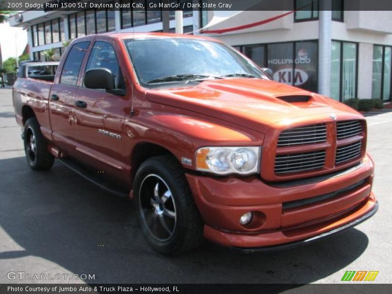 Go ManGo! / Dark Slate Gray 2005 Dodge Ram 1500 SLT Daytona Quad Cab