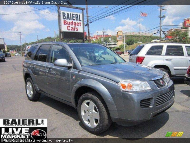 Storm Gray / Gray 2007 Saturn VUE V6 AWD