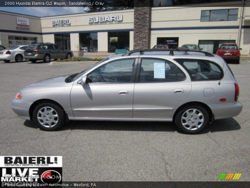 Sandalwood / Gray 2000 Hyundai Elantra GLS Wagon