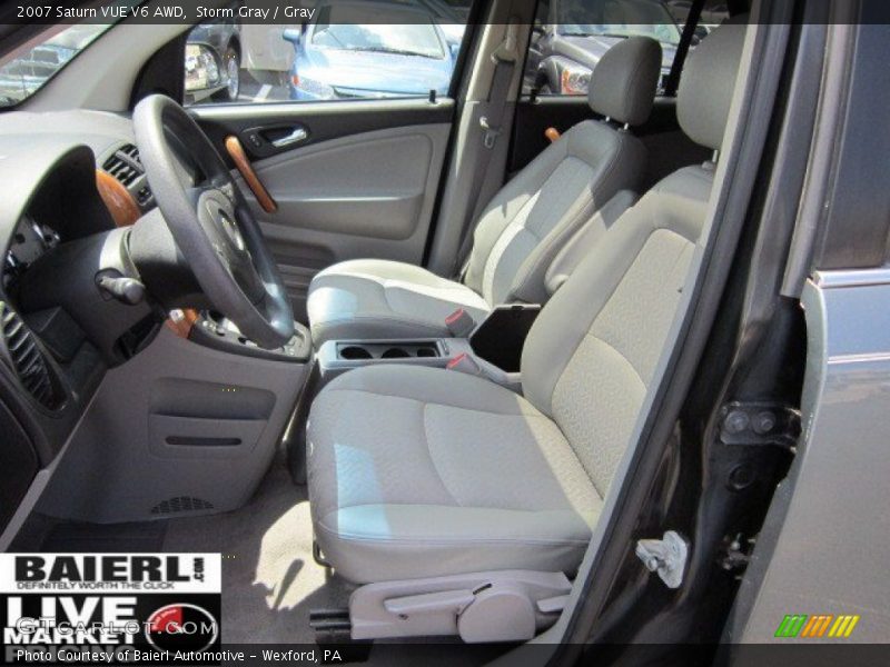 Storm Gray / Gray 2007 Saturn VUE V6 AWD