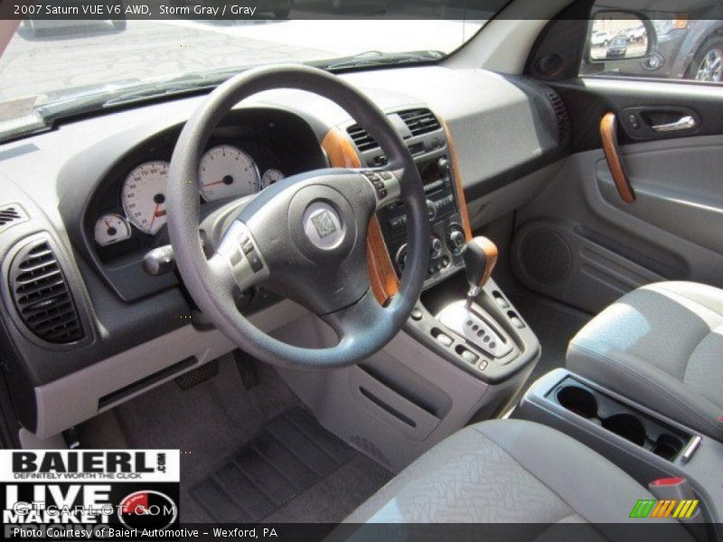 Storm Gray / Gray 2007 Saturn VUE V6 AWD