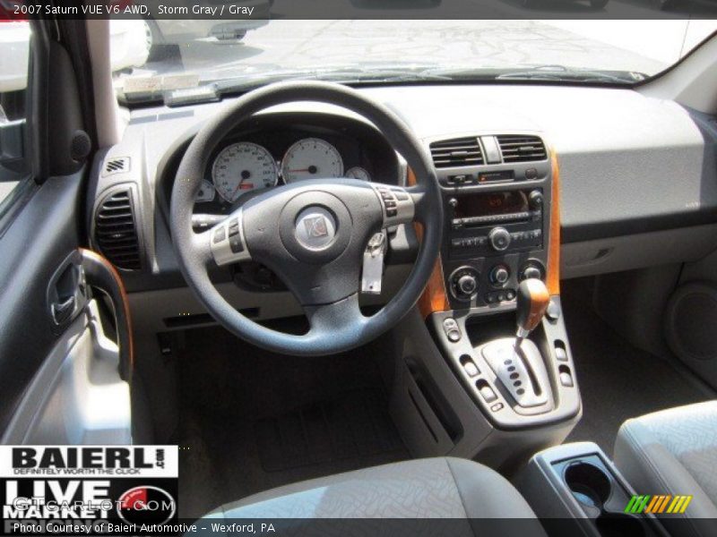 Storm Gray / Gray 2007 Saturn VUE V6 AWD