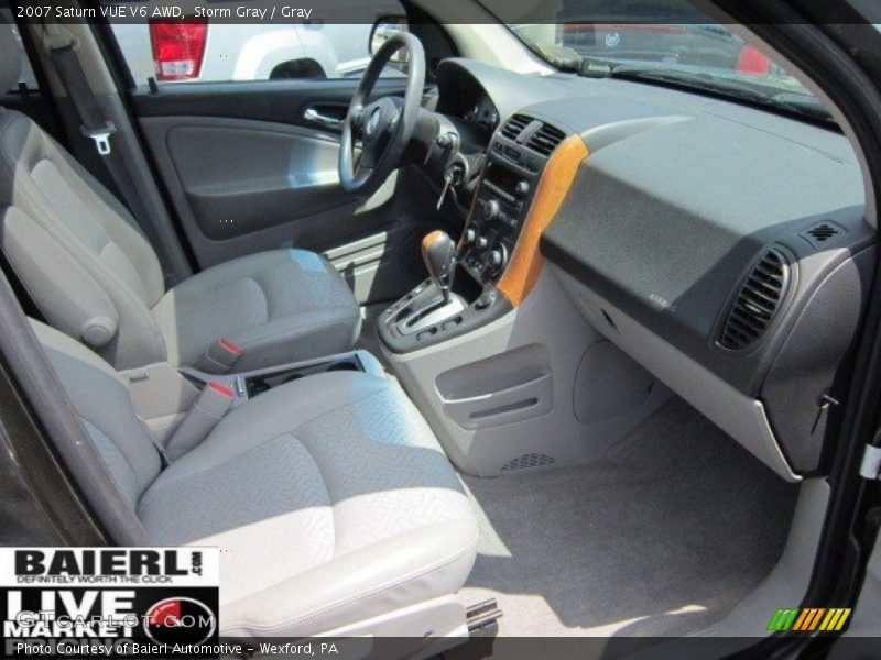 Storm Gray / Gray 2007 Saturn VUE V6 AWD