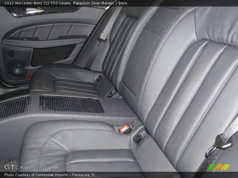 Palladium Silver Metallic / Black 2012 Mercedes-Benz CLS 550 Coupe