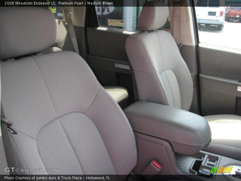 Platinum Pearl / Medium Brown 2008 Mitsubishi Endeavor LS