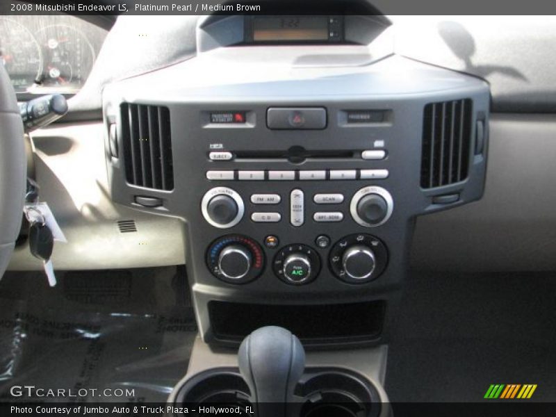 Platinum Pearl / Medium Brown 2008 Mitsubishi Endeavor LS