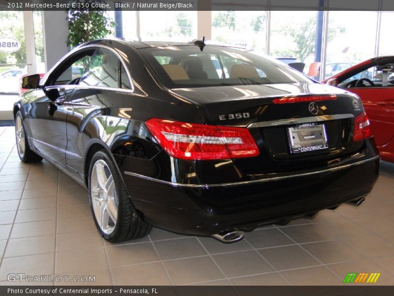 Black / Natural Beige/Black 2012 Mercedes-Benz E 350 Coupe
