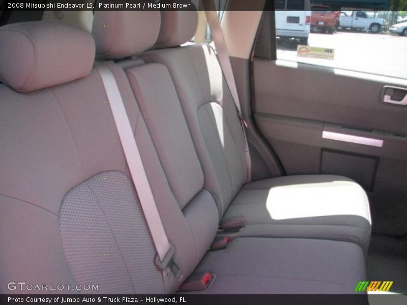 Platinum Pearl / Medium Brown 2008 Mitsubishi Endeavor LS