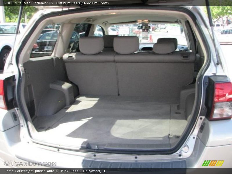 Platinum Pearl / Medium Brown 2008 Mitsubishi Endeavor LS