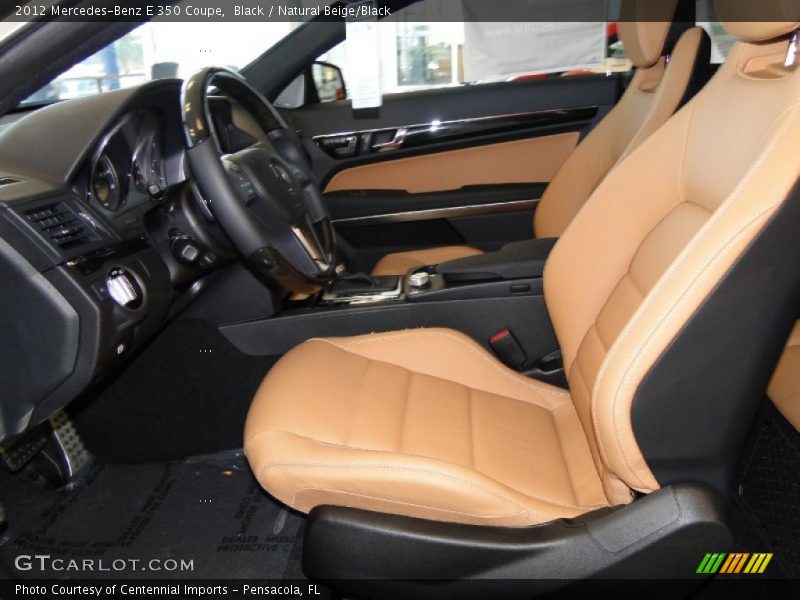  2012 E 350 Coupe Natural Beige/Black Interior