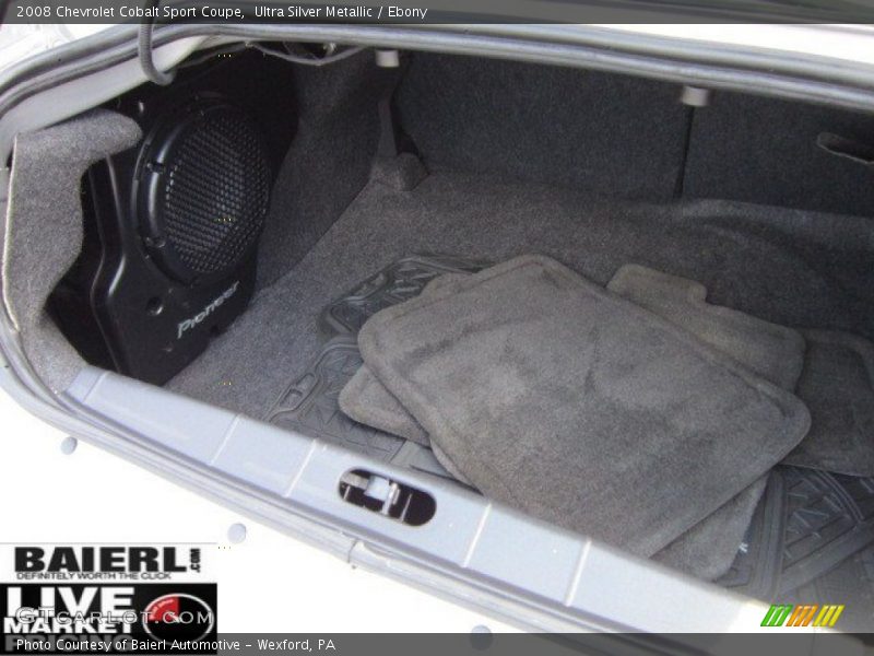 Ultra Silver Metallic / Ebony 2008 Chevrolet Cobalt Sport Coupe