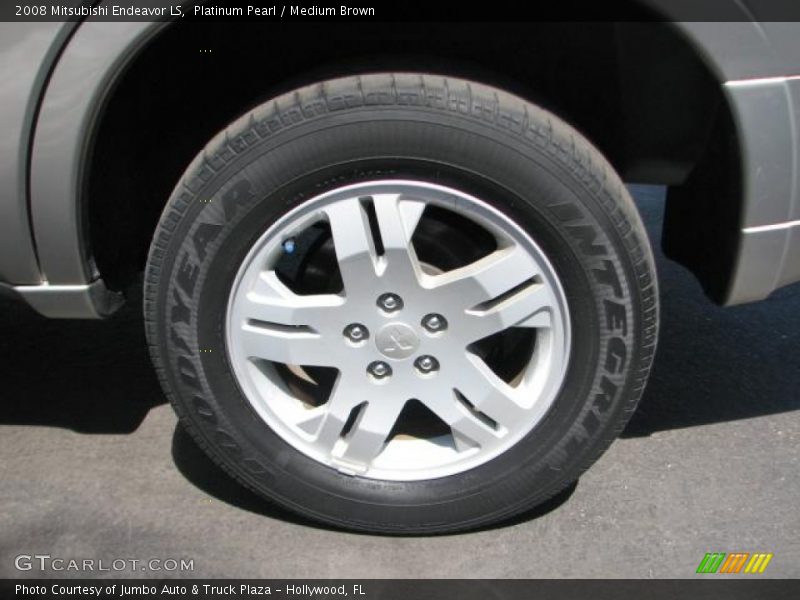Platinum Pearl / Medium Brown 2008 Mitsubishi Endeavor LS