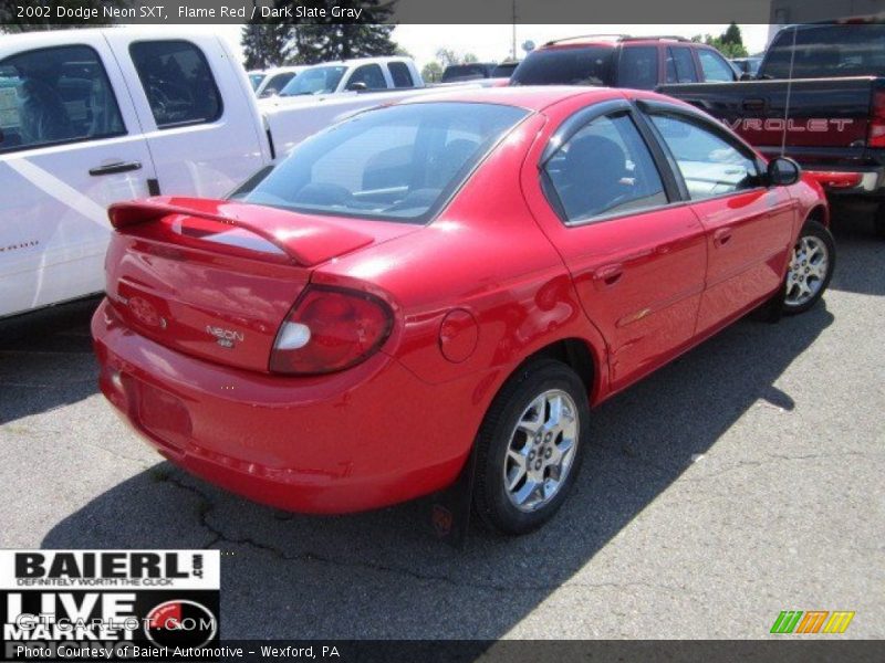 Flame Red / Dark Slate Gray 2002 Dodge Neon SXT
