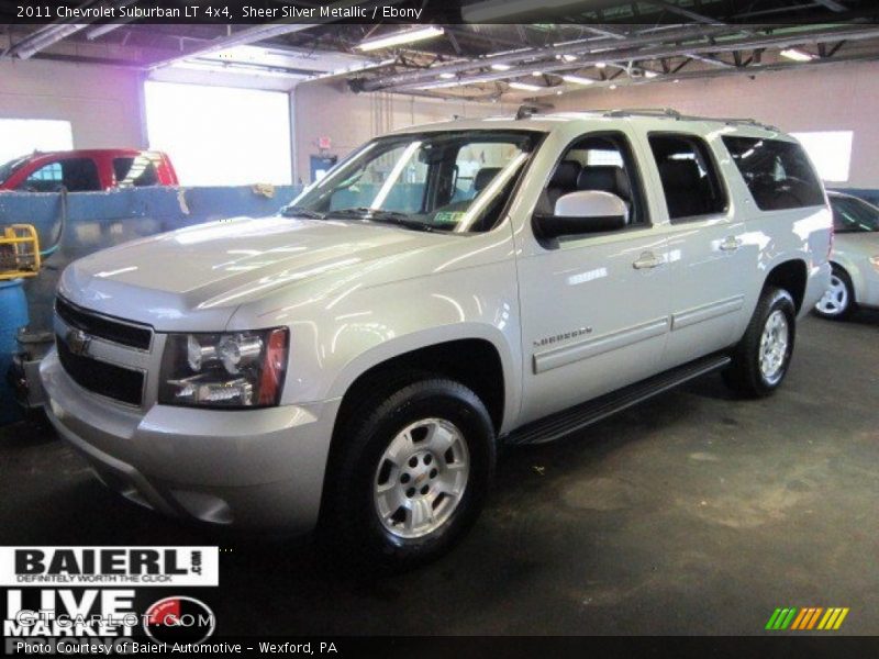 Sheer Silver Metallic / Ebony 2011 Chevrolet Suburban LT 4x4
