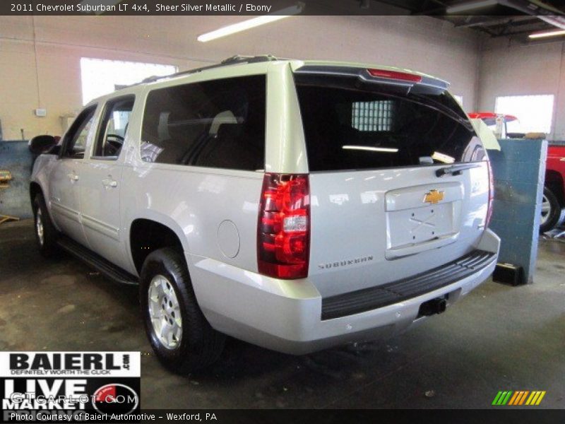 Sheer Silver Metallic / Ebony 2011 Chevrolet Suburban LT 4x4