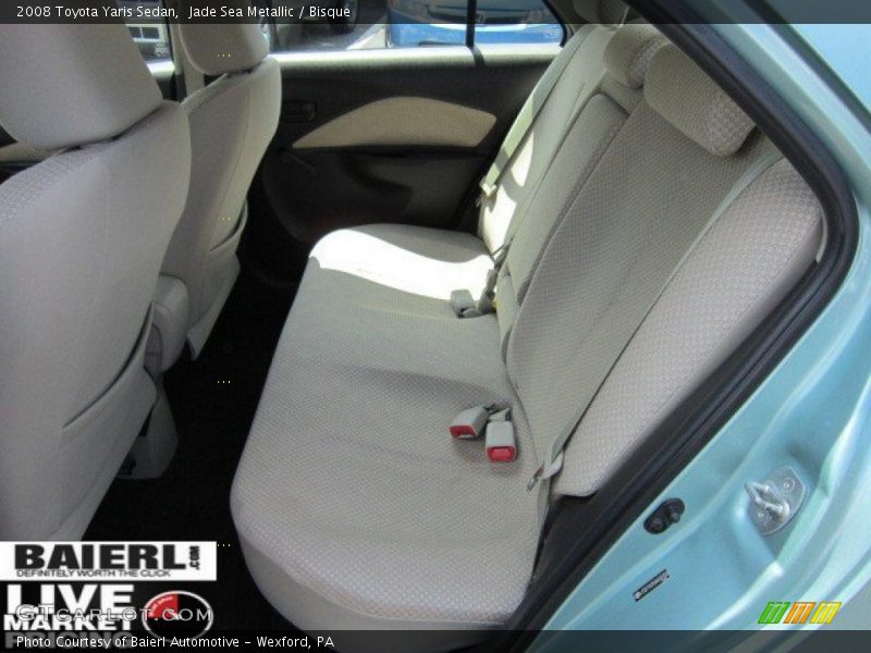 Jade Sea Metallic / Bisque 2008 Toyota Yaris Sedan