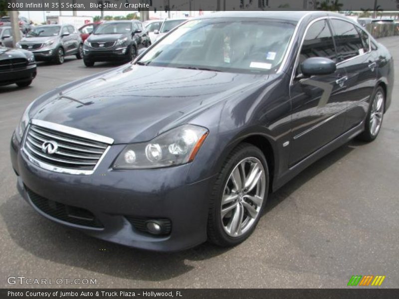 Blue Slate / Graphite 2008 Infiniti M 35 S Sedan