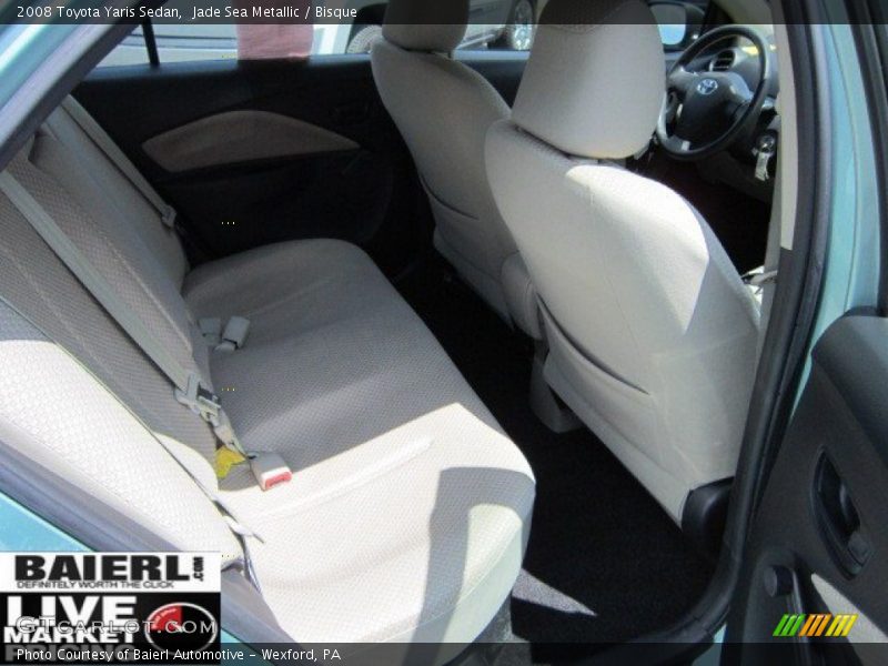 Jade Sea Metallic / Bisque 2008 Toyota Yaris Sedan