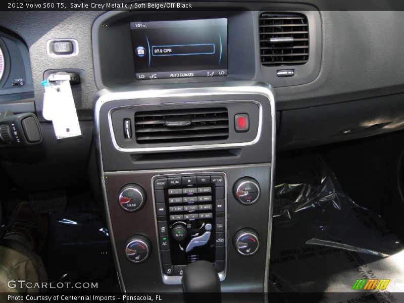 Saville Grey Metallic / Soft Beige/Off Black 2012 Volvo S60 T5
