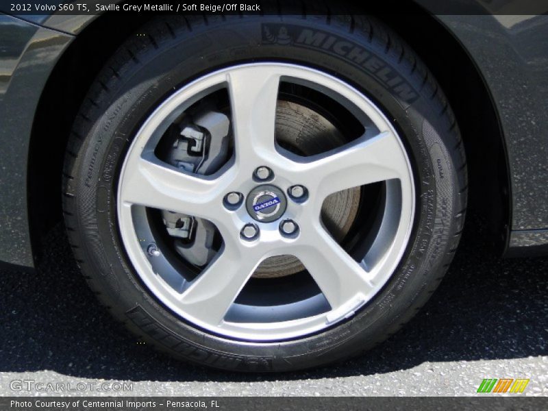 Saville Grey Metallic / Soft Beige/Off Black 2012 Volvo S60 T5