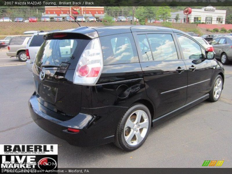 Brilliant Black / Black 2007 Mazda MAZDA5 Touring