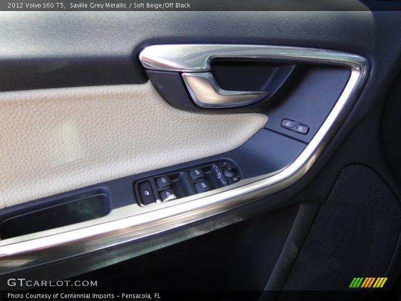Saville Grey Metallic / Soft Beige/Off Black 2012 Volvo S60 T5