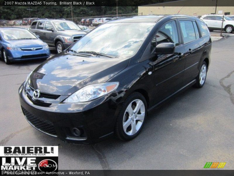 Brilliant Black / Black 2007 Mazda MAZDA5 Touring