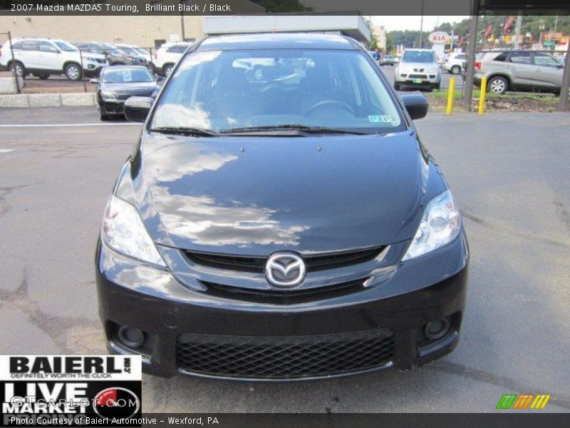 Brilliant Black / Black 2007 Mazda MAZDA5 Touring