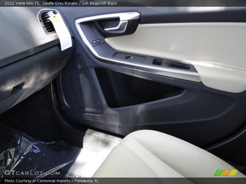 Saville Grey Metallic / Soft Beige/Off Black 2012 Volvo S60 T5