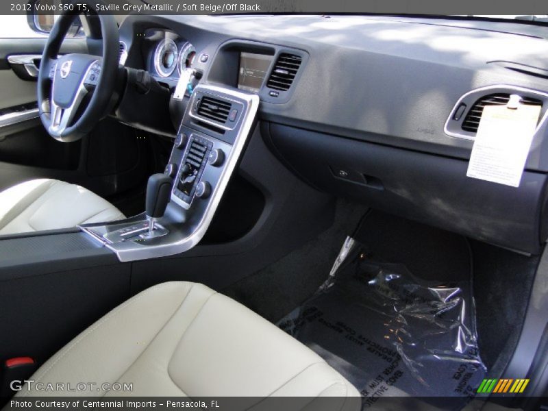 Saville Grey Metallic / Soft Beige/Off Black 2012 Volvo S60 T5