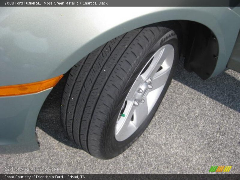 Moss Green Metallic / Charcoal Black 2008 Ford Fusion SE