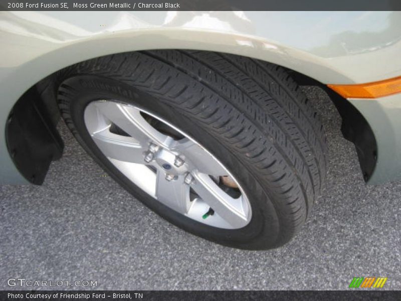 Moss Green Metallic / Charcoal Black 2008 Ford Fusion SE