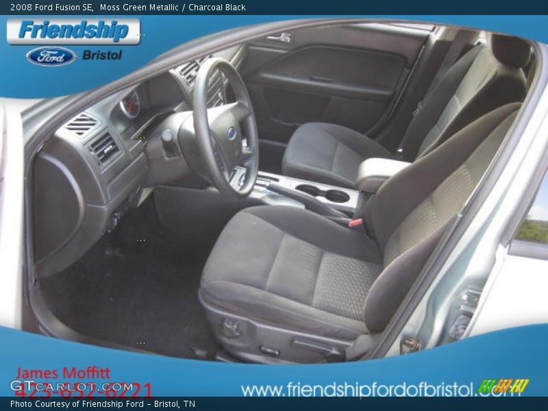 Moss Green Metallic / Charcoal Black 2008 Ford Fusion SE