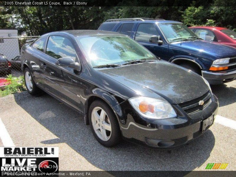 Black / Ebony 2005 Chevrolet Cobalt LS Coupe