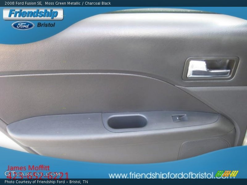 Moss Green Metallic / Charcoal Black 2008 Ford Fusion SE