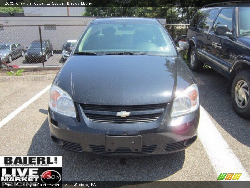 Black / Ebony 2005 Chevrolet Cobalt LS Coupe