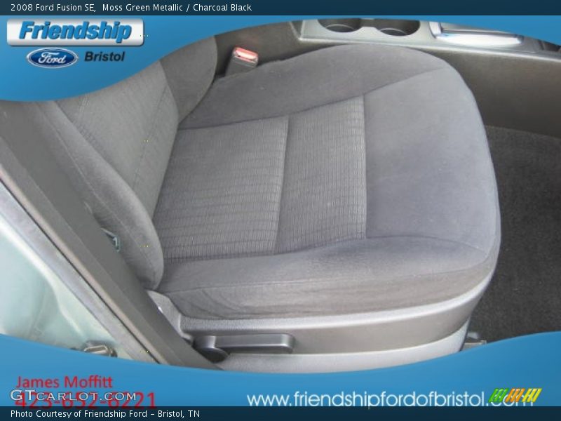 Moss Green Metallic / Charcoal Black 2008 Ford Fusion SE